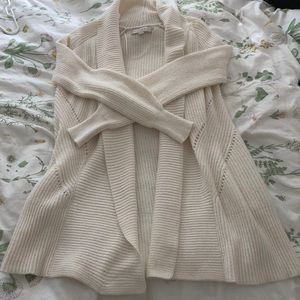 Cute Detailed Knit Cream Sweater